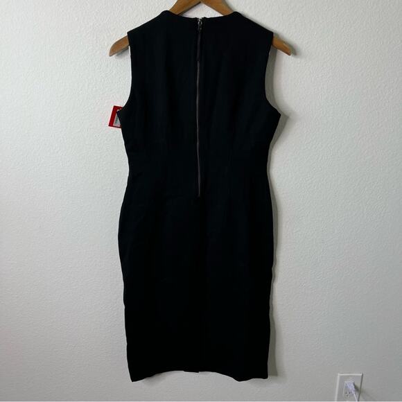 NWOT Spanx x Evereve The Perfect Sheath Dress Black Sleeveless Womens Size M - Picture 7 of 8